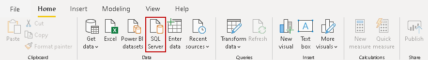 SQL Server data source