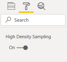 Turn on the high-density sampling 