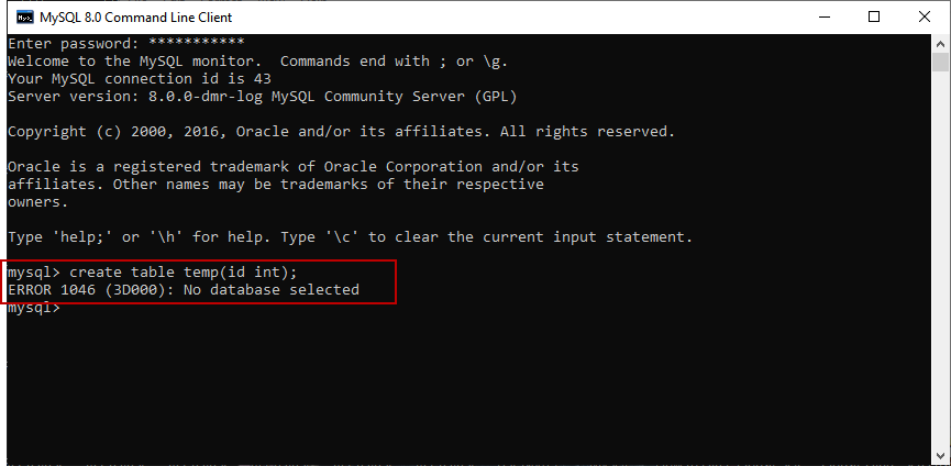 Mysql Create Table Statement With Examples