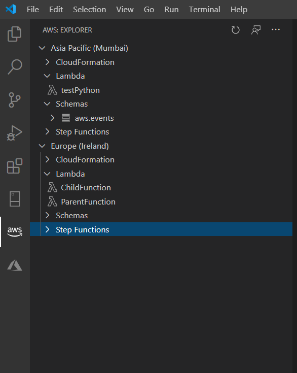 AWS Toolkit for Visual Studio Code