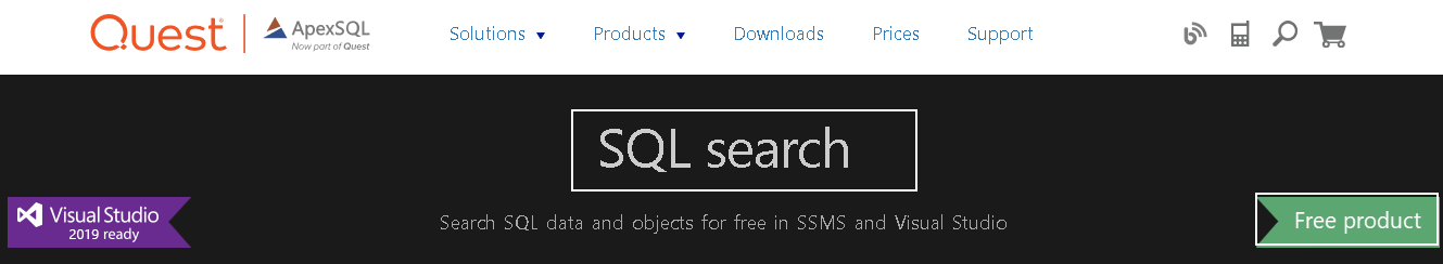 Use ApexSQL Search 