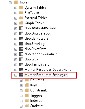 View an object in explorer
