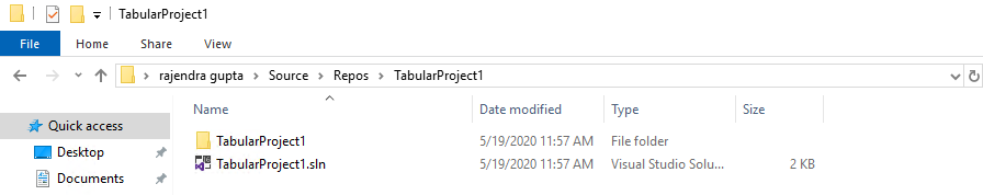 View project files