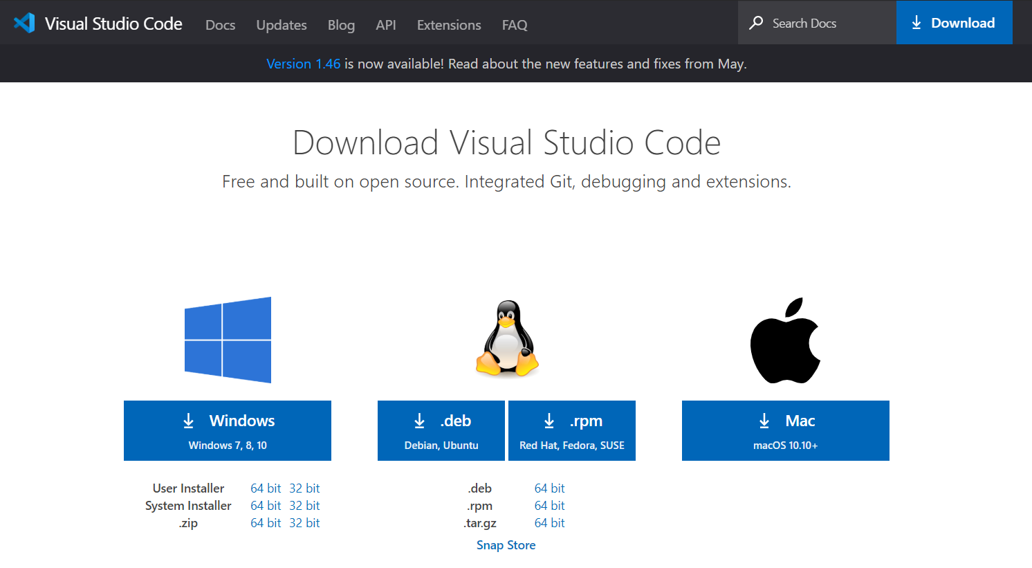 Download Visual Studio Code for Python