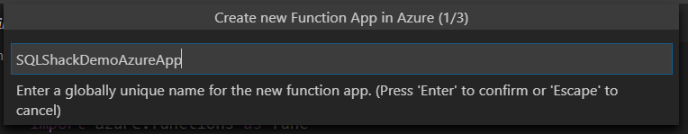Function App Name
