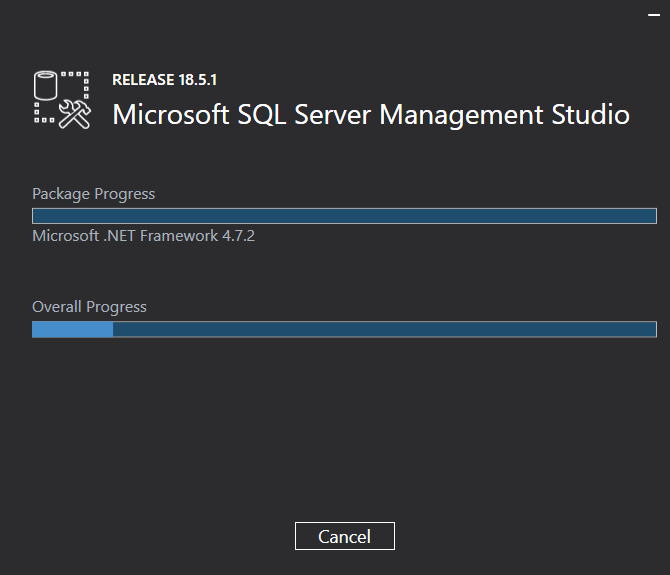 Install SQL Server Management Studio 