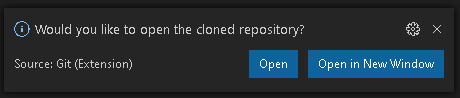 Open repository