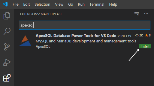 Database Power Tools for VS Code extension from VS Code Marketplace