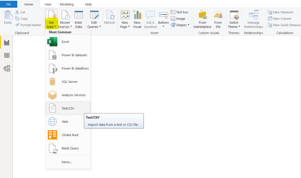 Power Bi Tutorial How To Import Csv Data Inside Power Bi Loading Vrogue