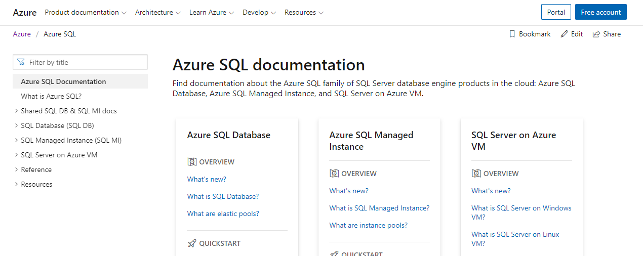 SQL Certification documentation