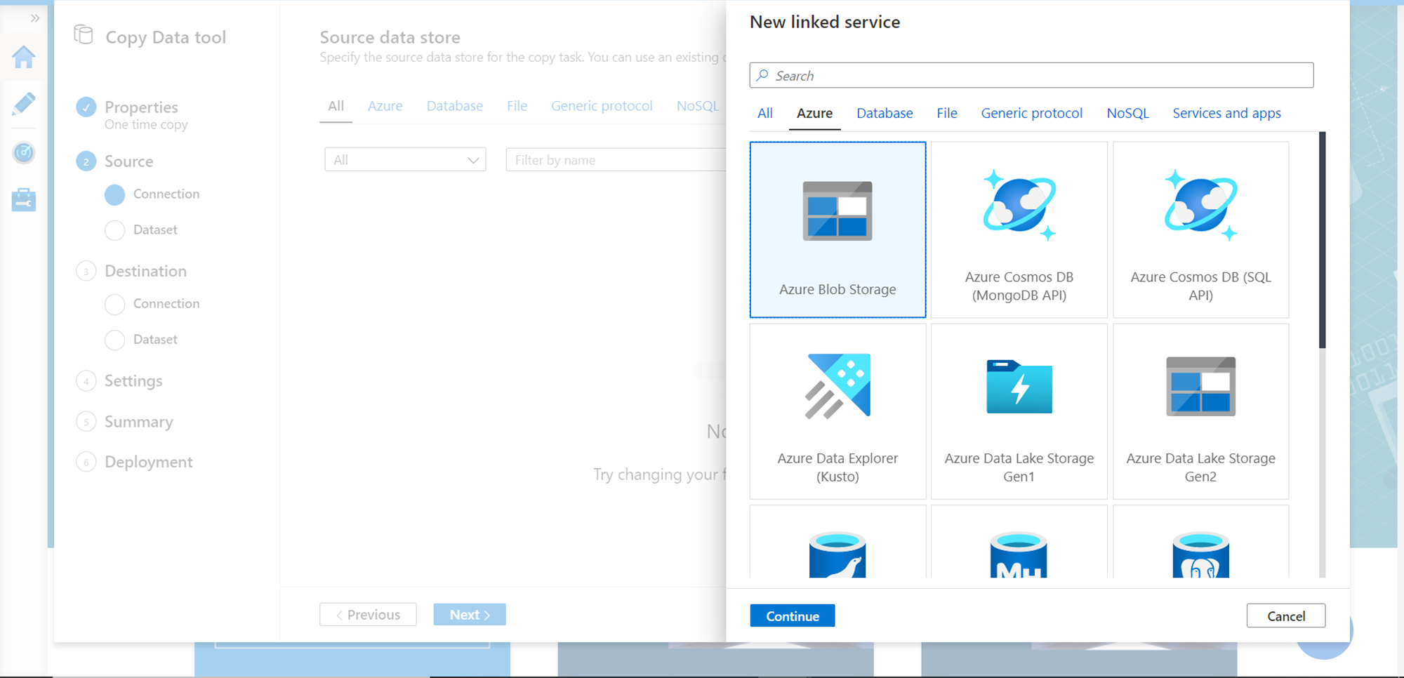 Azure Blob Storage - Data Source