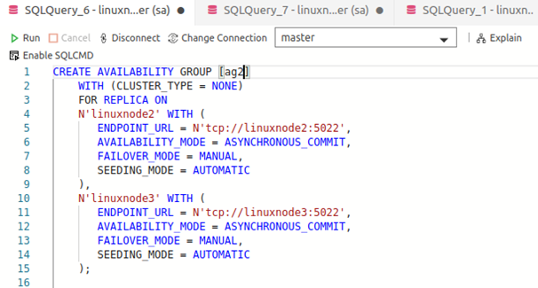Create the SQL Server Always On Availability Group