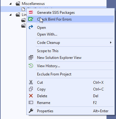 generate SSIS package