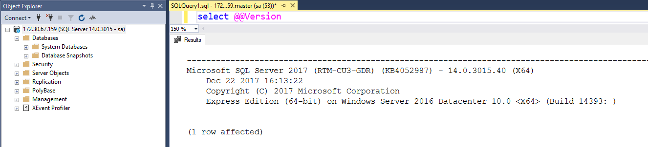Microsoft SQL Server express edition 