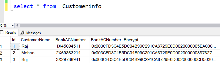 SQL Server encryption: View encrypted data