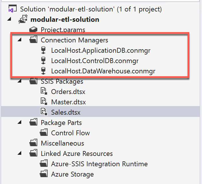 Connection Managers - ETL in SSIS