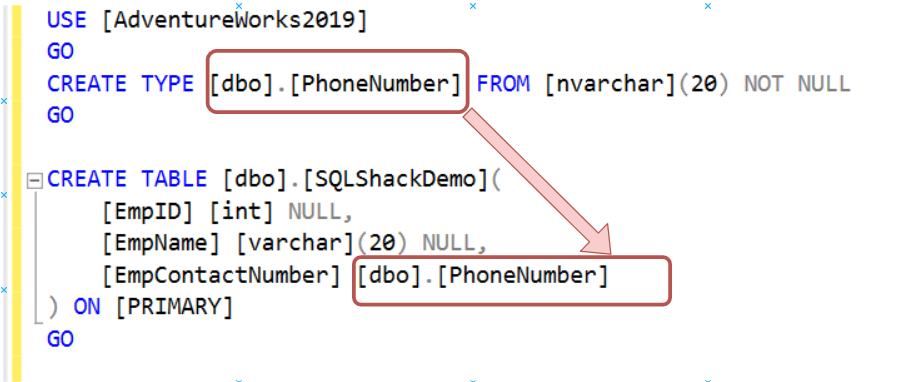 user-defined data type 