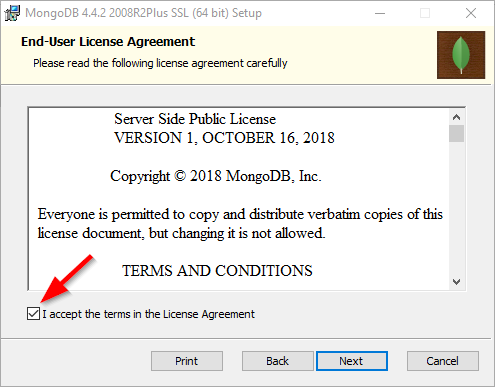 End-user license agreement form