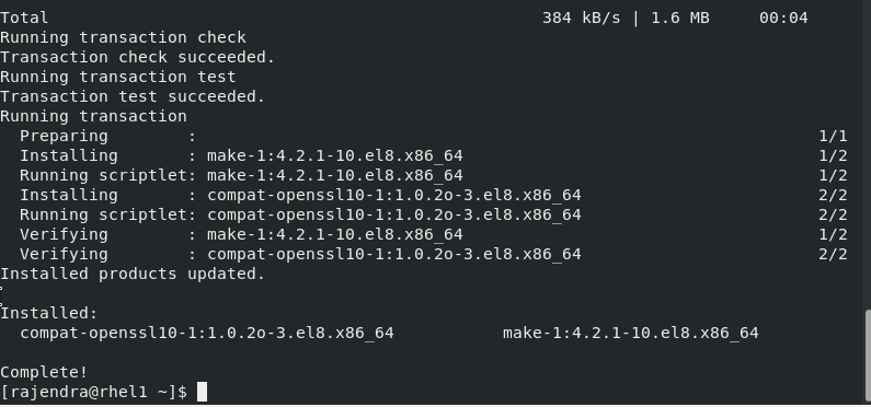Install OpenSSL - 1