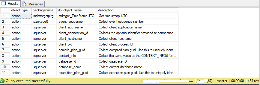 Database auditing: Extended events in Azure SQL database