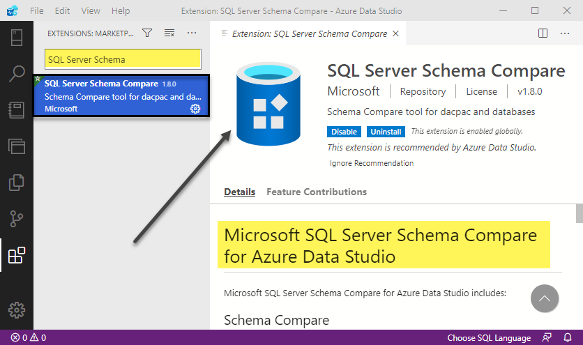 Installing SQL Server Schema Compare