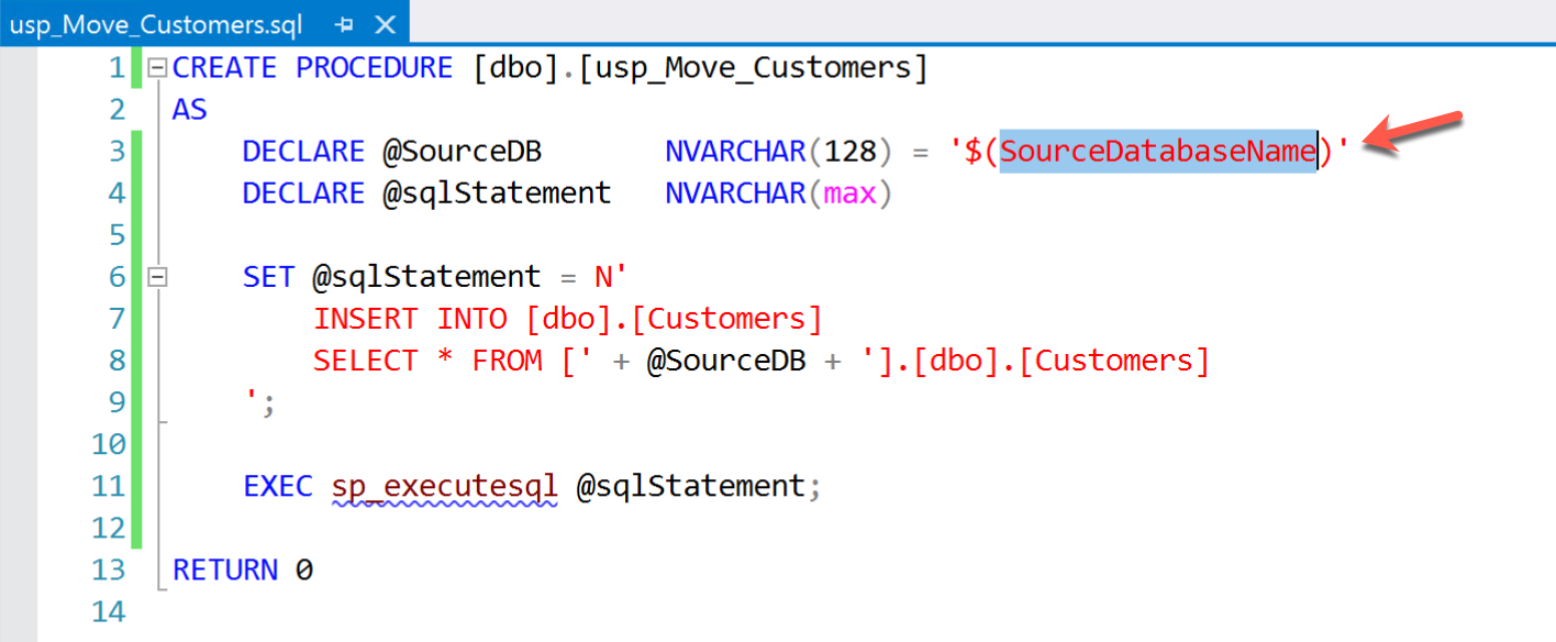 Stored Procedure for moving data