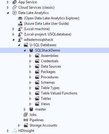 view the [SQLShackDemo] database 