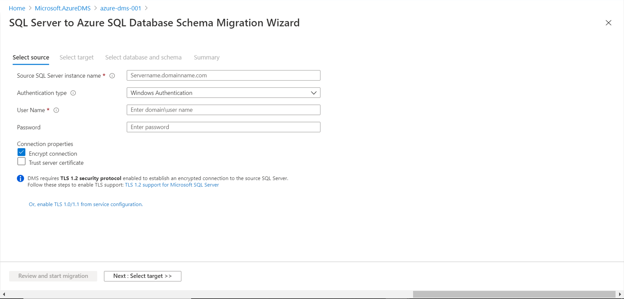 Database Schema Migration Wizard