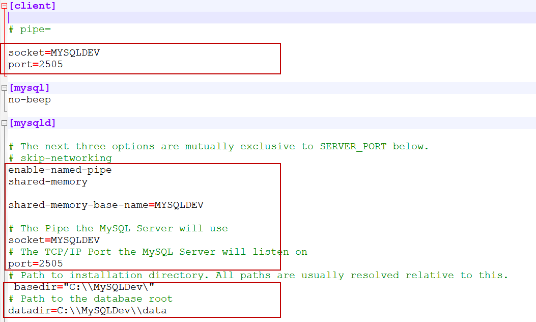 MyDEV.ini file