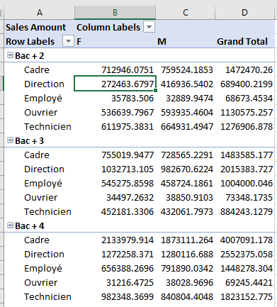 Using Pivot table with Multi Language support for SSAS.