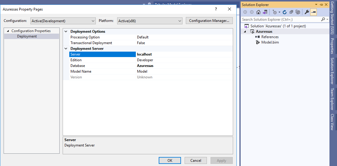 Visual Studio on the AAS