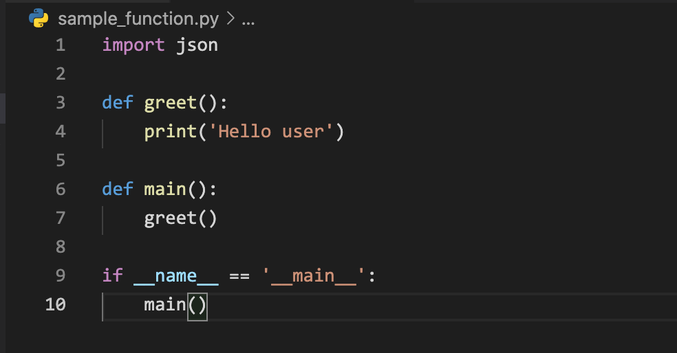 Writing a basic function in Python - arguments in Python