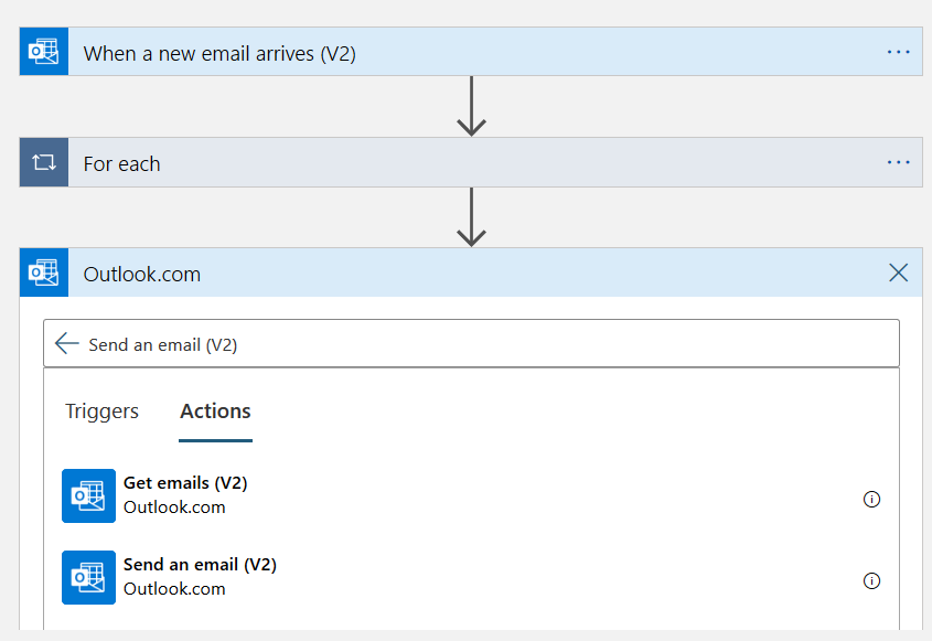 Send email  when logic app uploads a file 