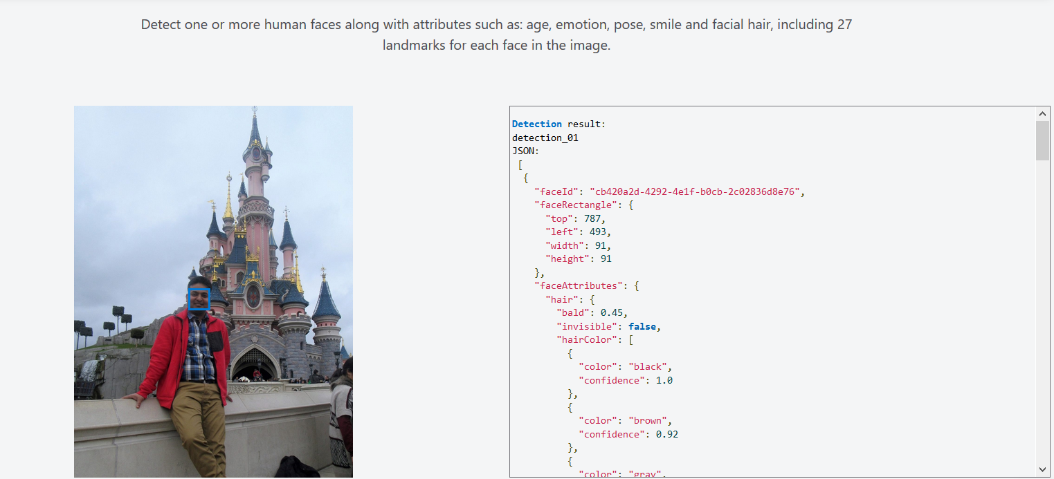 Azure logic apps for face recognition