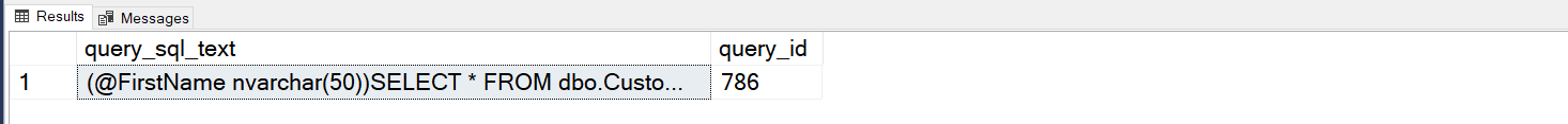Search for specific Query ID