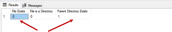 Directory exist but file does not exist