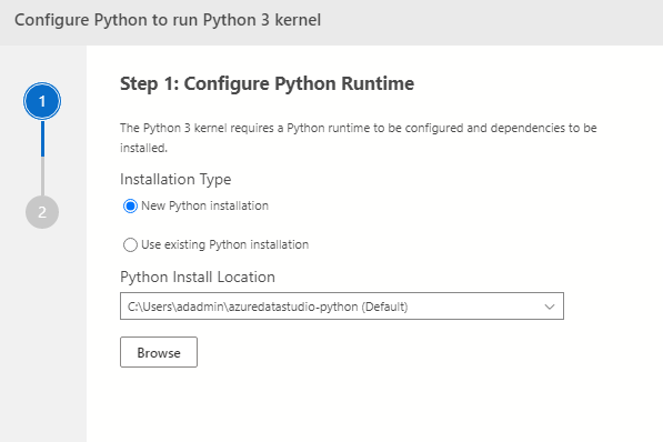 Configure Python Runtime