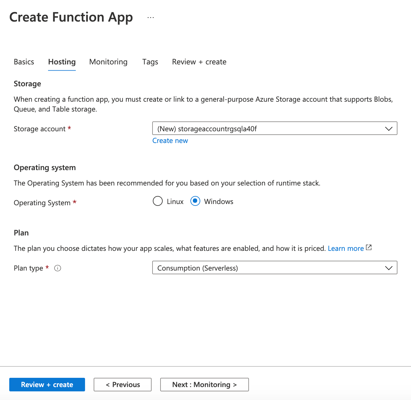 Configuring the Function App - Queue Storage in Azure