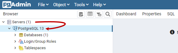 Zobacz wystąpienia PostgreSQL