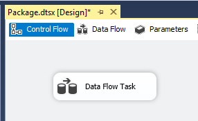Data Flow task in the Control Flow.